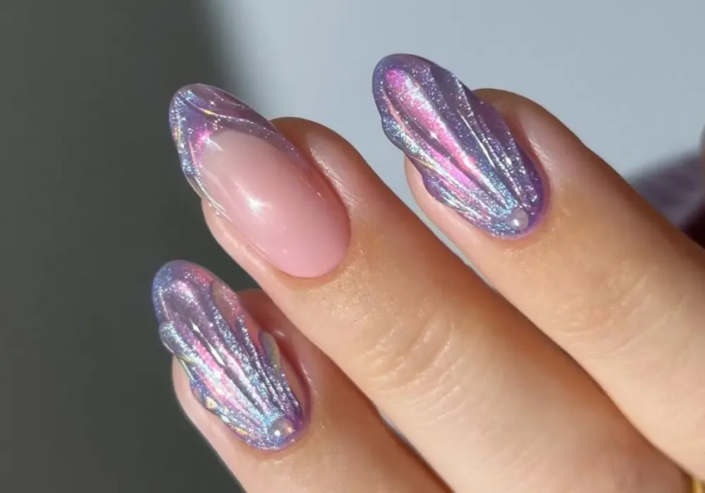 Syreni manicure - jak zrobić efekt syrenki na paznokciach?