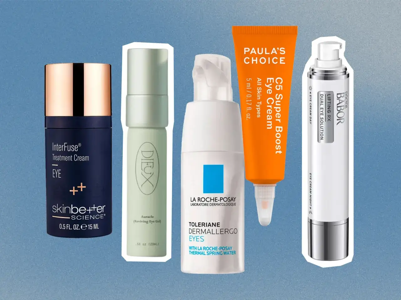 Kremy pod oczy od Skinbetter, Dieux, La Roche-Posay, Paula's Choice i Babor pomogą zredukować wory pod oczami.